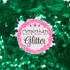 Emerald Green Chunky Glitter (.094 hex) 1